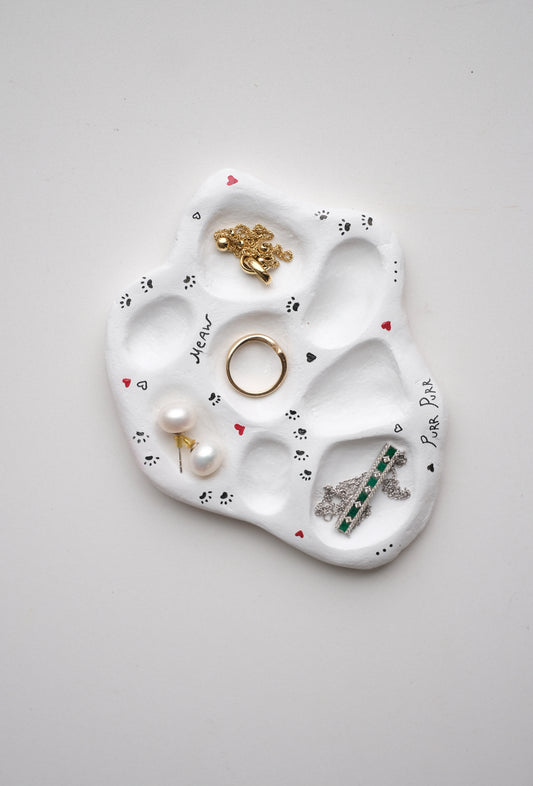 Handmade Polymer Clay Jewelry Tray – Ring Dish & Jewelry Holder