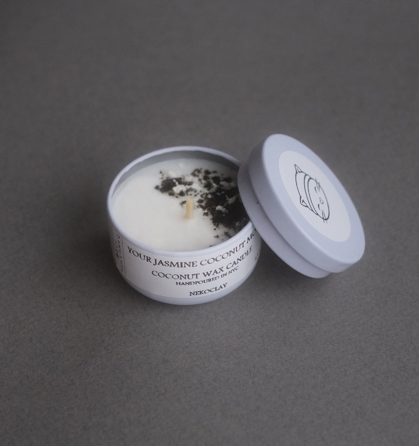 Your Jasmine Coconut Morning - Hand-Poured Coconut Candle with Lid
