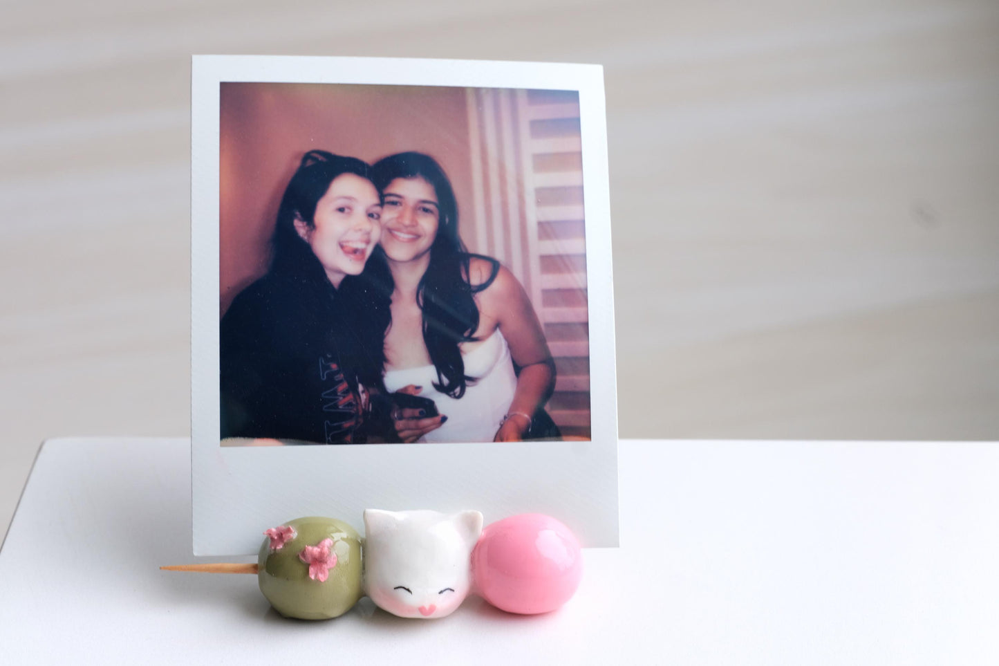 Japanese Dango Handmade Polaroid Photo Stand, Polymer clay - Picture Holder